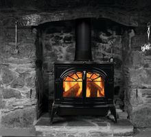 Vermont Defiant, Wood burner 9.6 kw, black